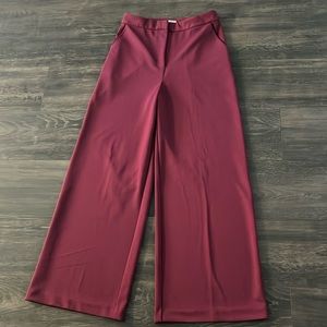 Chriselle Lim size Medium Magenta wide leg pants
